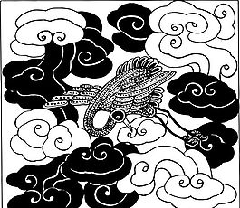 清代（上）版画 装饰画 中华图案五千年 矢量 AI格式_1004