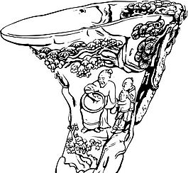 清代（上）版画 装饰画 中华图案五千年 矢量 AI格式_0981