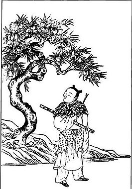 古版画 教化类 人物画 矢量 EPS格式_0481