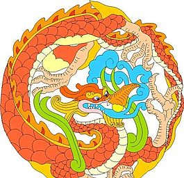 龙纹 矢量CDR_16