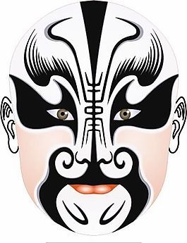 矢量京剧脸谱 AI