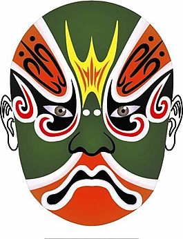 矢量京剧脸谱 AI