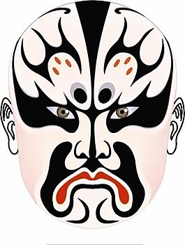 矢量京剧脸谱 AI