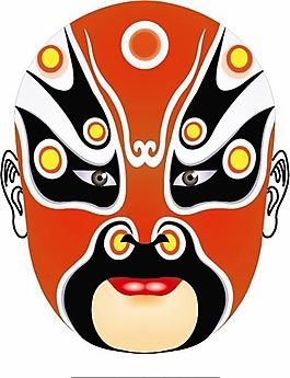 矢量京剧脸谱 AI