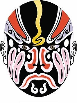 矢量京剧脸谱 AI