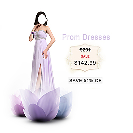 礼服海报设计 banner