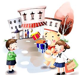 儿童情谊 童趣 分层插图 PSD格式_0009