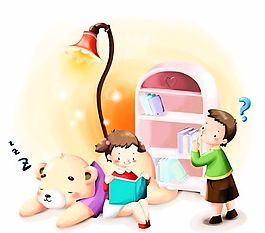 儿童情谊 童趣 分层插图 PSD格式_0007