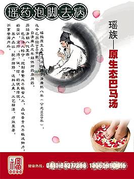 足浴养生海报
