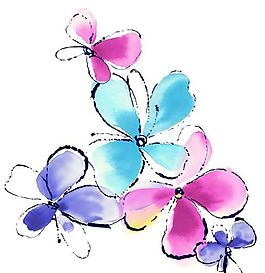 彩绘花草 韩式花纹 PSD_0998