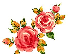 彩绘花草 分层素材 psd_0346