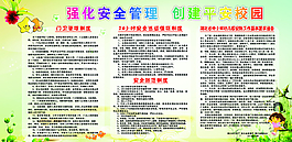 校园展板  安全管理图片