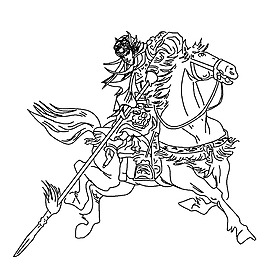 马上将士