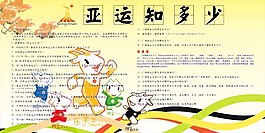 亚运知识展板