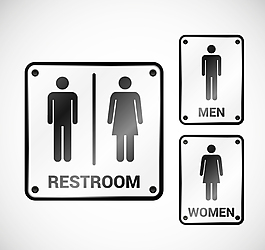 卫生间标识设计