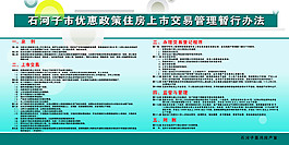 房产中介展板