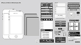 iPhone线框图