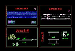 某道路绿化施工图