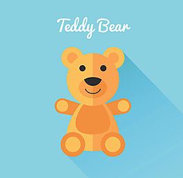 可爱泰迪熊玩具