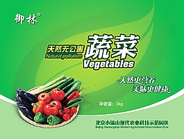 无公害蔬菜包装PSD,蔬菜包装,青菜