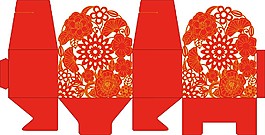 激光烫金糖果盒设计