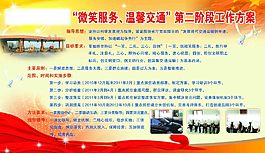 交通系统党政宣传展板