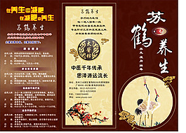 养生馆三折页