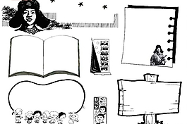 黑白学习雷锋小报