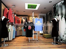 CAD素材服装店