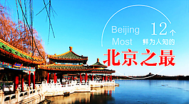北京景点详情海报