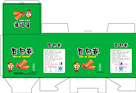豆包卷包装图