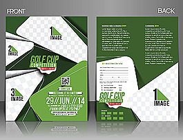 时尚潮流宣传单背景