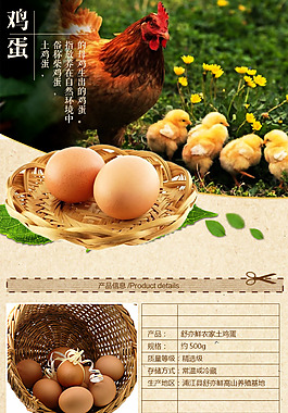 土鸡蛋详情
