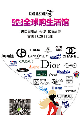 进口用品X展架