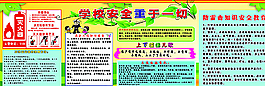 学校安全版面图片