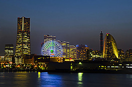 日本城市建筑夜景