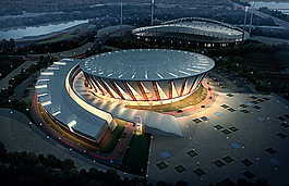 特色建筑灯光效果