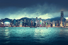 维多利亚港风景