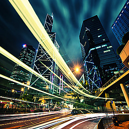 香港城市夜景