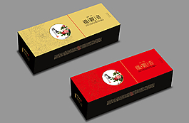 烟条茶包装（展开图）图片