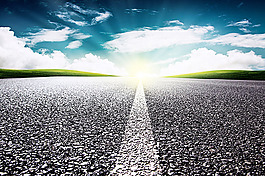 道路阳光背景素材