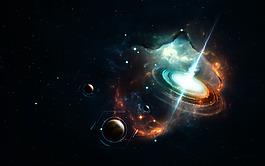 星空世界背景图