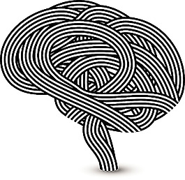 大脑思维图案