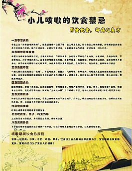 小儿咳嗽的饮食禁忌