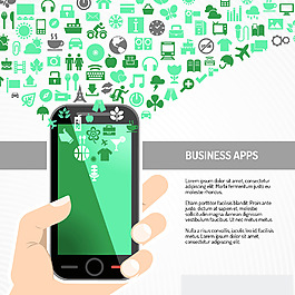 商业手机App图标