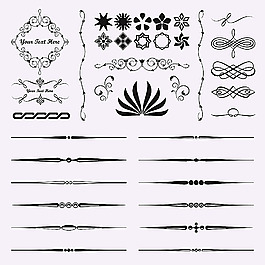 欧式装饰花纹边框