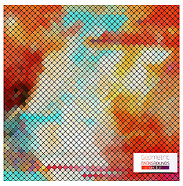 梦幻方块纹理背景