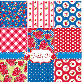 彩色鲜花可爱背景