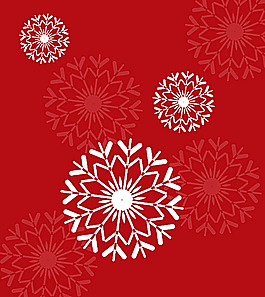 雪花背景图案