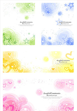 浪漫情人节桃心背景